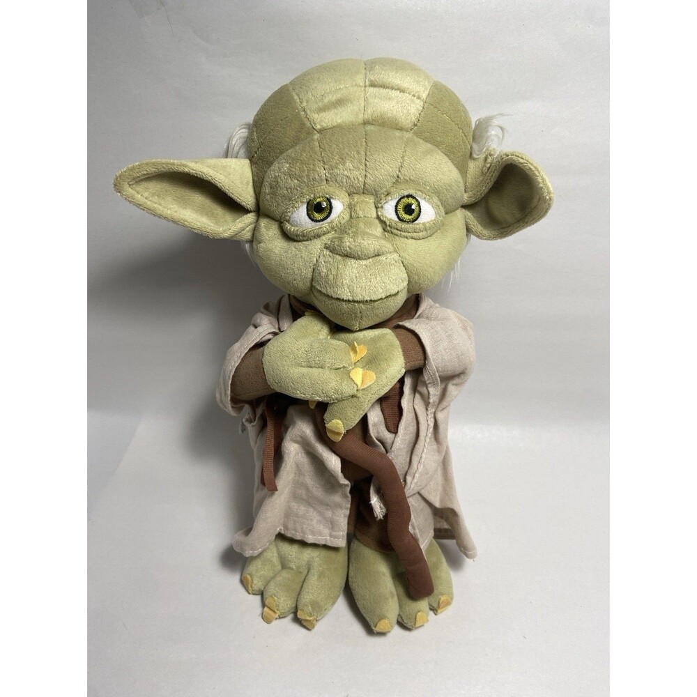 Yoda Plush Doll Disney Store Star Wars Stuffed 13.5 inch